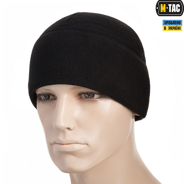 M-Tac шапка Watch Cap фліс (330г/м2) чорна
