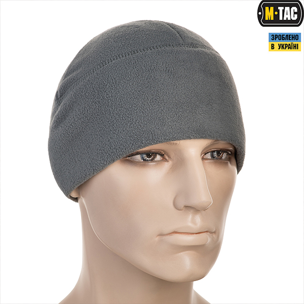 M-Tac шапка Watch Cap фліс Windblock 380 Grey. Фото 3