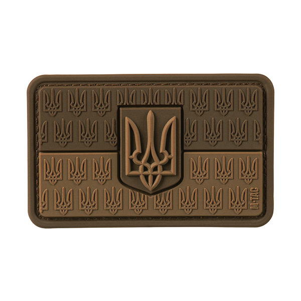M-Tac нашивка прапор України з гербом рельєфний PVC койот