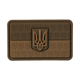 M-Tac нашивка прапор України з гербом рельєфний PVC койот