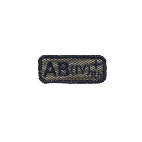 M-Tac нашивка група крові AB(IV) Rh+ олива