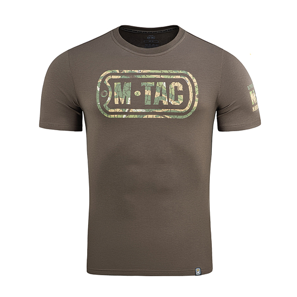 M-Tac футболка Logo Dark Olive. Фото 2