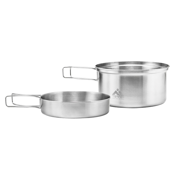 Набір посуду з нержавіючої сталі Terra Incognita Pot Pan Set M для 2-х осіб