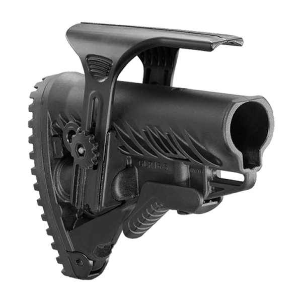Приклад FAB Defense GLR-16 CP з регульованою щокою для AR15/M16 Black