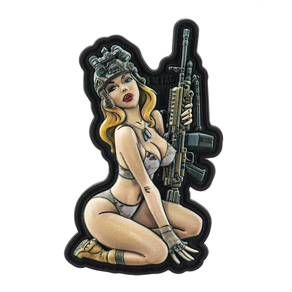 M-Tac нашивка Tactical girl №5 PVC MC