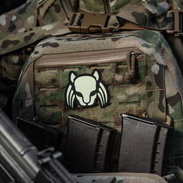 M-Tac нашивка Cat Predator Black/GID. Фото 6
