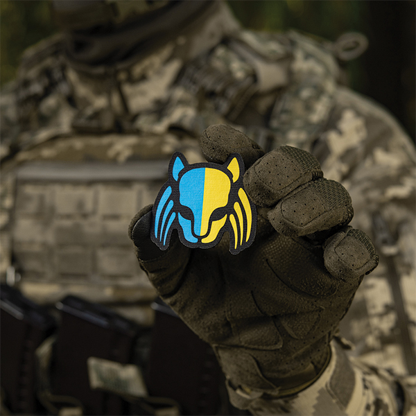 M-Tac нашивка Cat Predator Black/Yellow/Blue. Фото 10