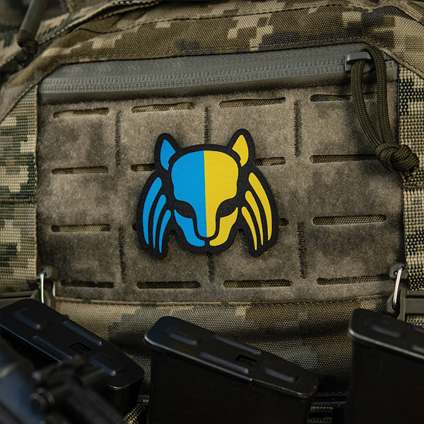 M-Tac нашивка Cat Predator Black/Yellow/Blue. Фото 2