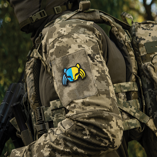 M-Tac нашивка Cat Predator Black/Yellow/Blue. Фото 4