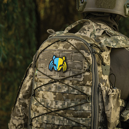 M-Tac нашивка Cat Predator Black/Yellow/Blue. Фото 7