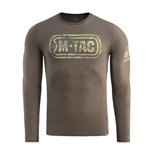 M-Tac футболка Logo довгий рукав Dark Olive. Фото 2