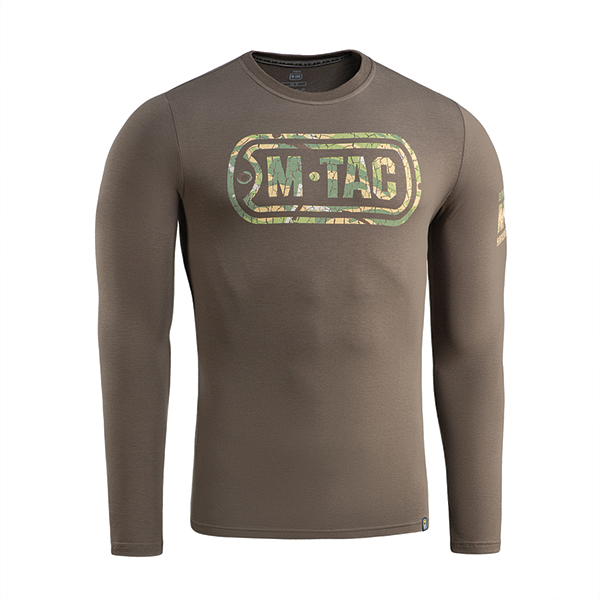M-Tac футболка Logo довгий рукав Dark Olive. Фото 3