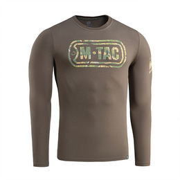 M-Tac футболка Logo довгий рукав Dark Olive. Фото 3