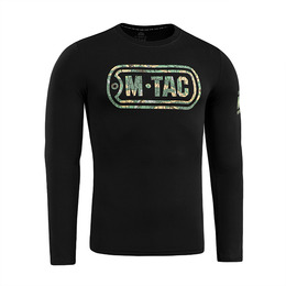 M-Tac футболка Logo довгий рукав Black. Фото 3