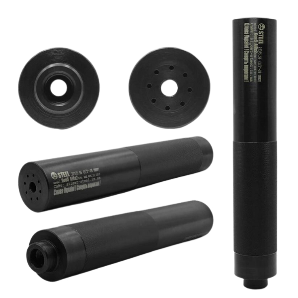 Саундмодератор STEEL G5 AIR .223 1/2*28