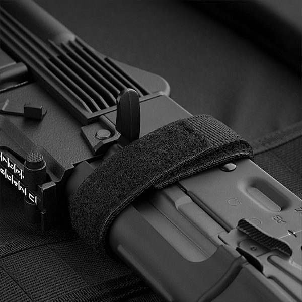 M-Tac чохол для зброї Elite 100 см. (2 відділа) з лямками Black. Фото 10