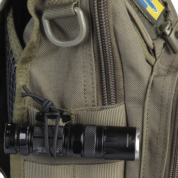 Кліпса універсальна на систему MOLLE чорна. Фото 4