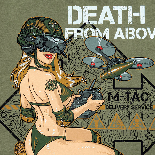 M-Tac футболка Delivery Service Light Olive. Фото 5
