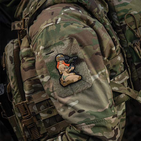M-Tac нашивка Tactical girl №6 PVC redhead MC V1. Фото 4