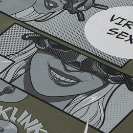 M-Tac футболка Comics Drone Girl Dark Olive. Фото 6