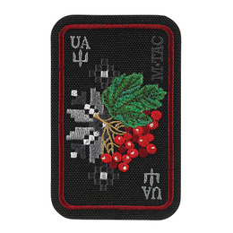 M-Tac нашивка Орнамент Калина (вишивка) Black/Red