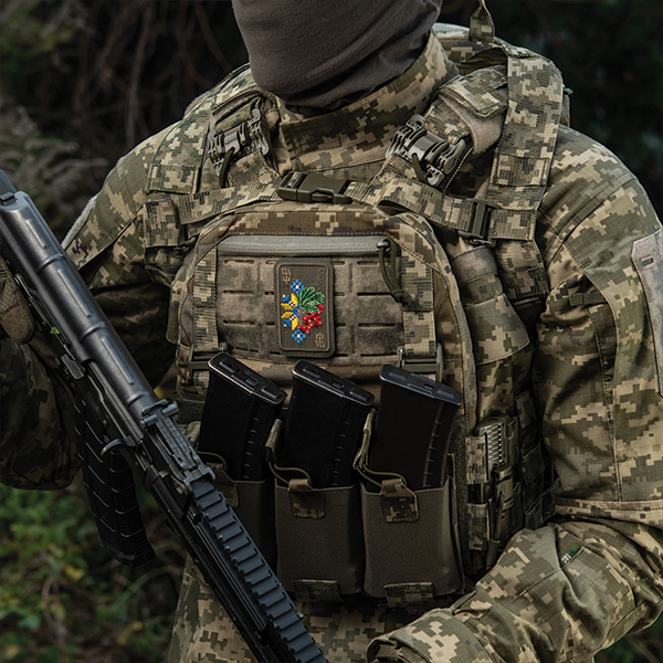 M-Tac нашивка Орнамент Калина (вишивка) Ranger Green. Фото 2