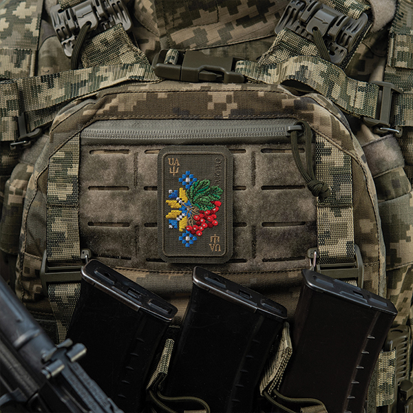M-Tac нашивка Орнамент Калина (вишивка) Ranger Green. Фото 4