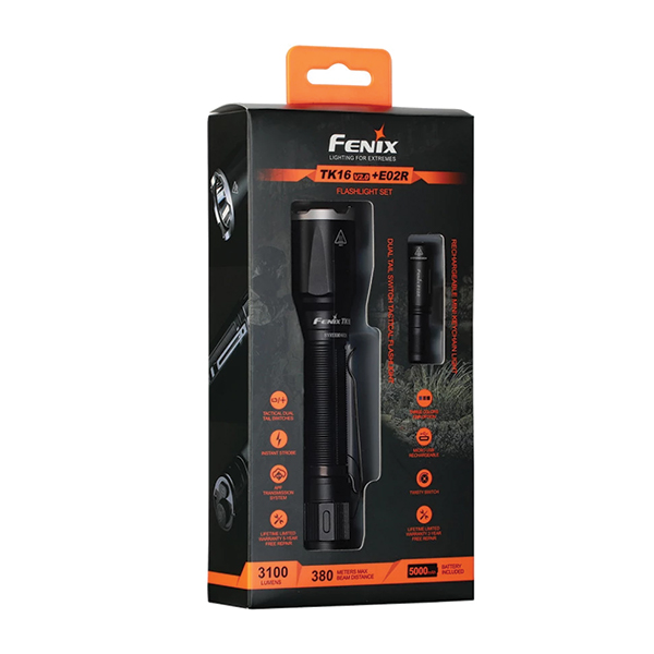 Ліхтар ручний Fenix TK16 V2.0 + подарунок Ліхтар ручний Fenix E02R. Фото 13