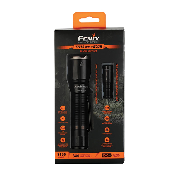 Ліхтар ручний Fenix TK16 V2.0 + подарунок Ліхтар ручний Fenix E02R. Фото 15