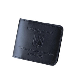 Обкладинка для посвідчення "ТРО" чорна