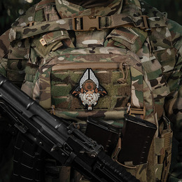 M-Tac нашивка Odin Tactical 3D PVC White/Coyote. Фото 5