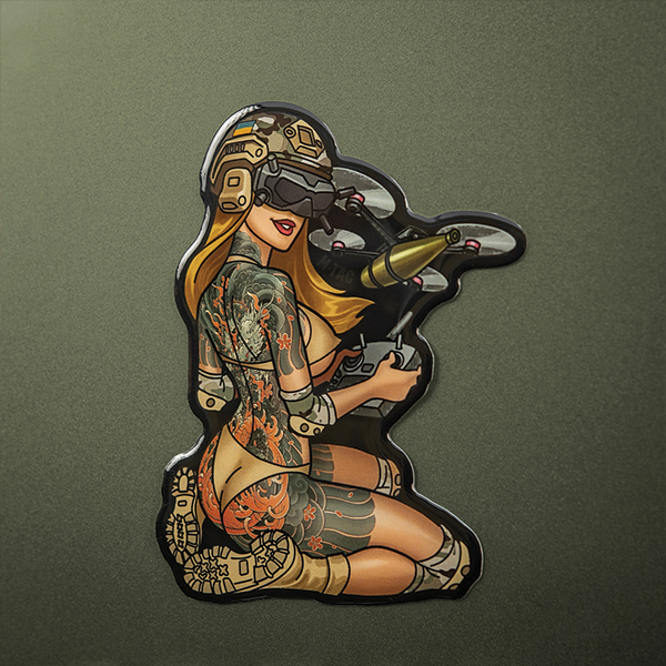 M-Tac наклейка Tactical girl №6 Якудза. Фото 4