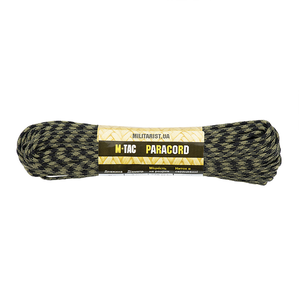 M-Tac паракорд 550 type III Black & Army Green 30м