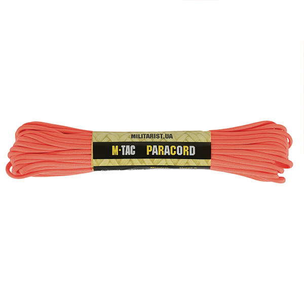 M-Tac паракорд 550 type III Safety Orange 15м