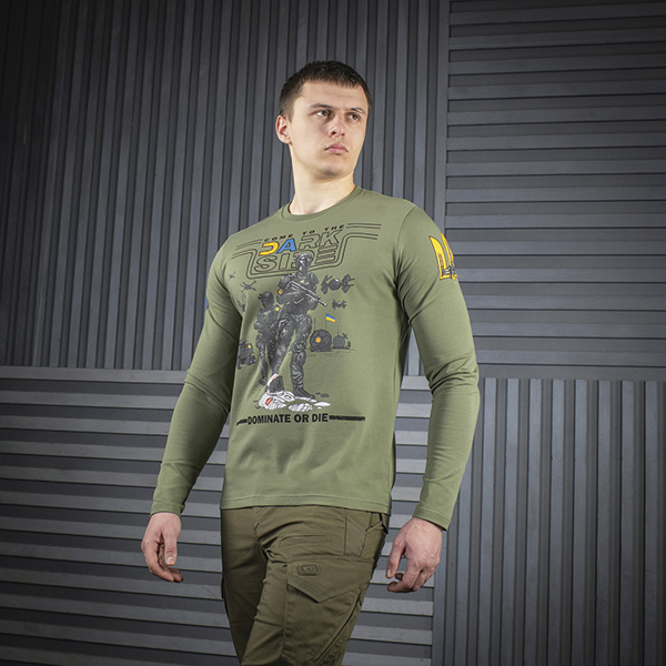 M-Tac футболка UA Side довгий рукав Light Olive. Фото 9