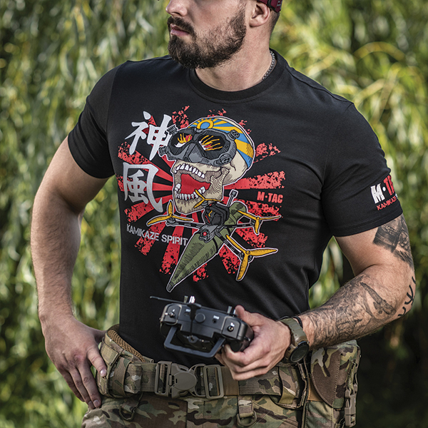M-Tac футболка Kamikaze Spirit Black. Фото 9
