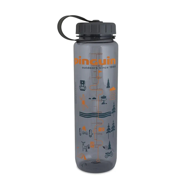Фляга Pinguin Tritan Slim Bottle 2020 BPA-free Grey 1000 мл. Фото 2