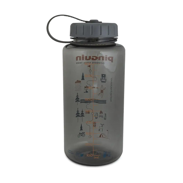 Фляга Pinguin Tritan Fat Bottle 2020 BPA-free Grey 1000 л. Фото 2