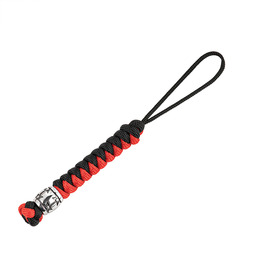 M-Tac темляк Viper Козацький Хрест V.2 Steel Black&Red