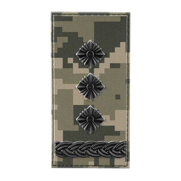 Погон ПВХ об’ємний полковник ММ14