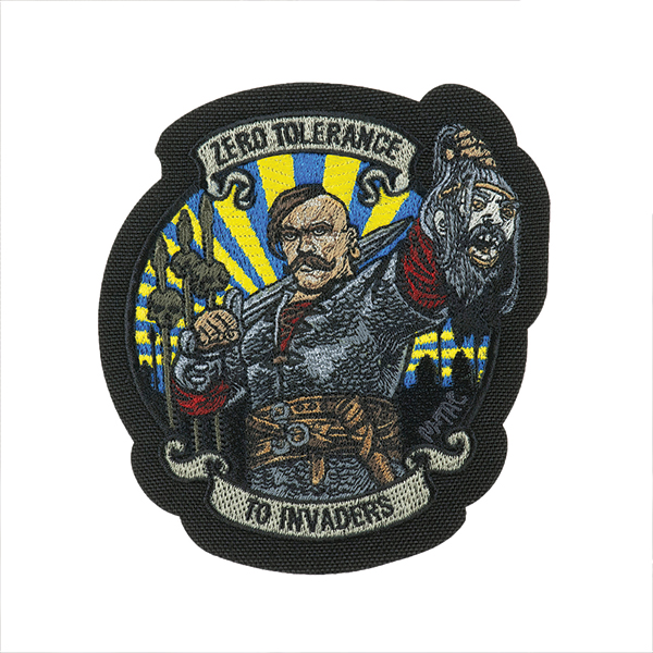 M-Tac нашивка Zero Tolerance (вишивка) Black