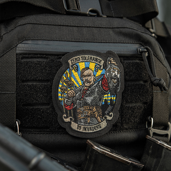 M-Tac нашивка Zero Tolerance (вишивка) Black. Фото 2