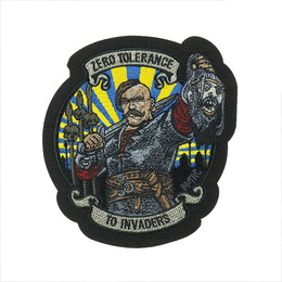 M-Tac нашивка Zero Tolerance (вишивка) Black