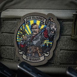M-Tac нашивка Zero Tolerance (вишивка) Ranger Green. Фото 4