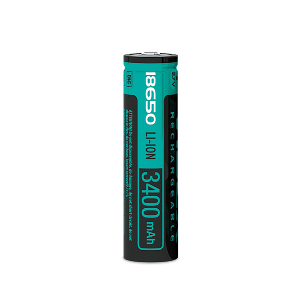 Акумулятор Videx літій-іонний 18650-P (захист) 3400mAh color box 1шт/уп. Фото 2