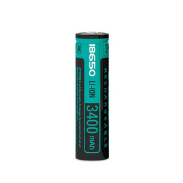 Акумулятор Videx літій-іонний 18650-P (захист) 3400mAh color box 1шт/уп