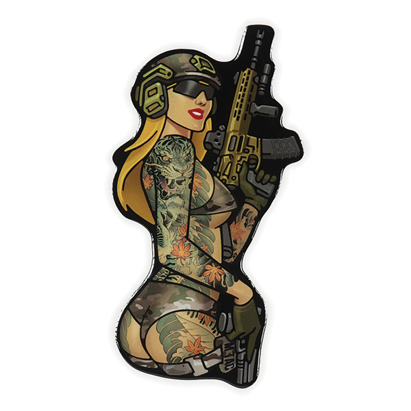 M-Tac наклейка Tactical girl №4 tatoo Якудза