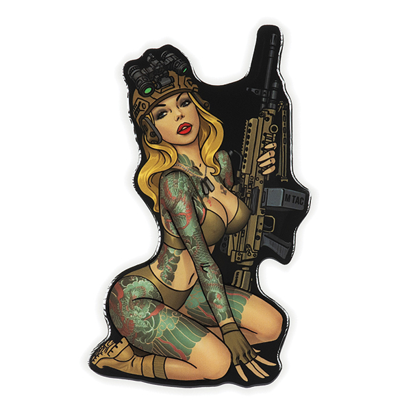 M-Tac наклейка Tactical girl №5 Якудза