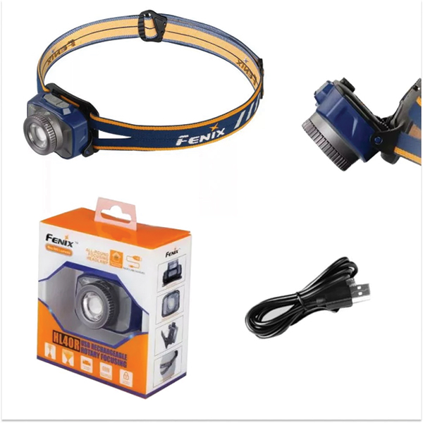 Ліхтар налобний Fenix HL40R Cree XP-LHIV2 LED синій. Фото 8