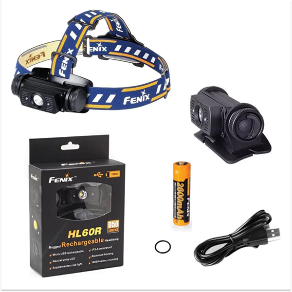 Ліхтар налобний Fenix HL60R Cree XM-L2 U2 Neutral White LED. Фото 9